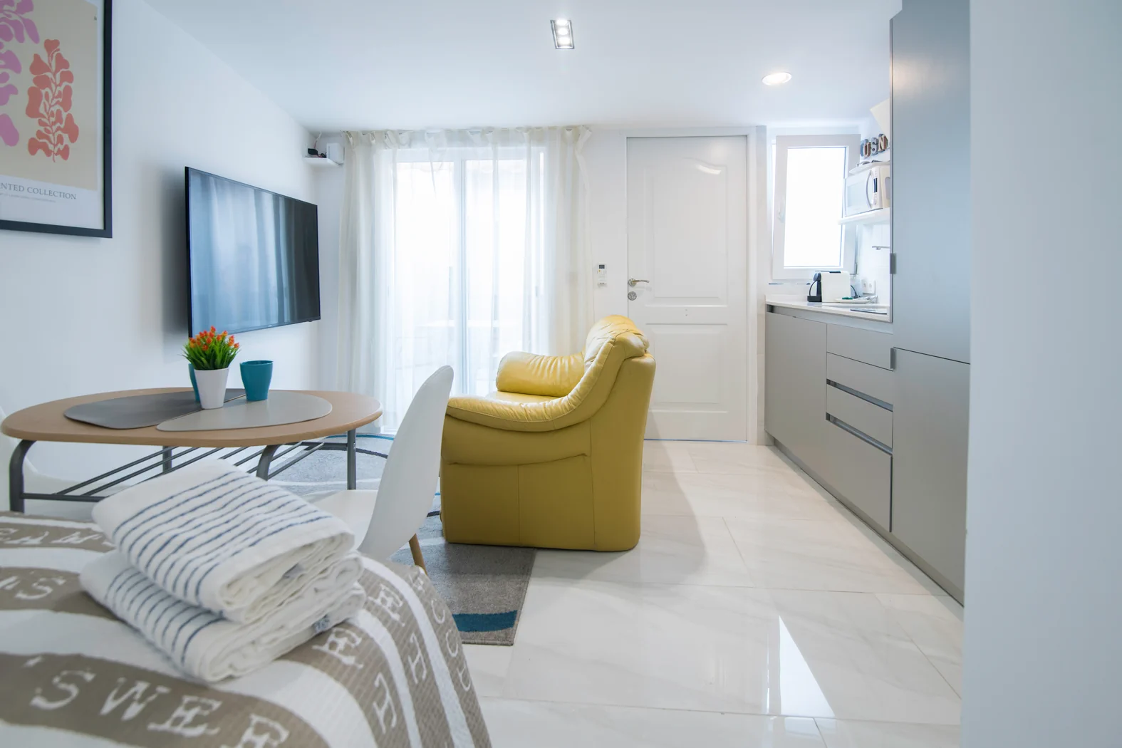 Whirlpool-Kabine mit Privatterrasse